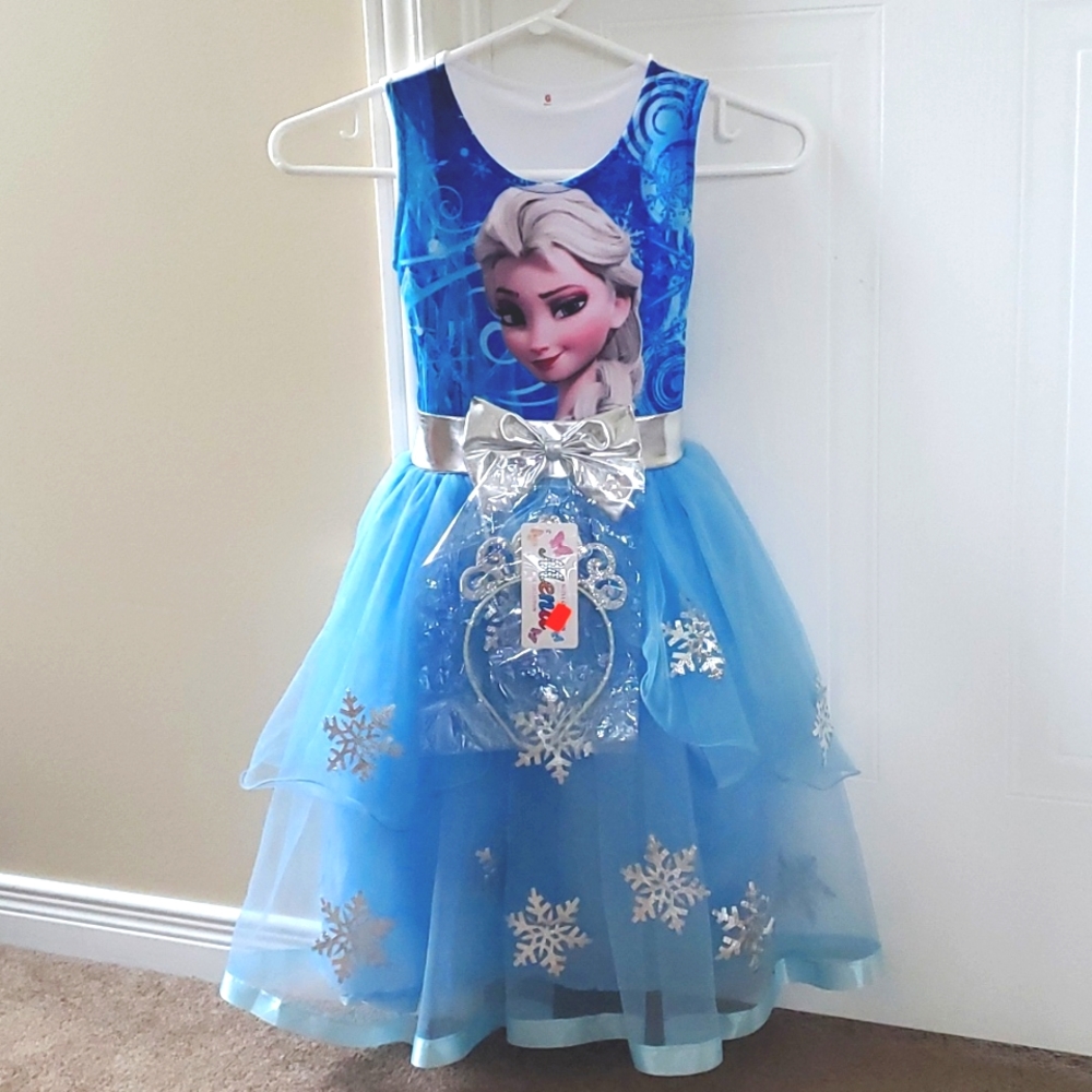 Elsa Frozen Dress size 6/7